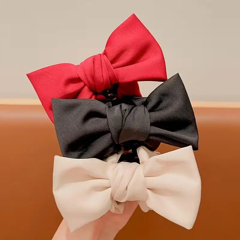 1/2pcs Women's Fashion Bow Hairpin – Elegant Grab Clip, Hair Accessory for Stylish Updos & Half-Up Zpaxo