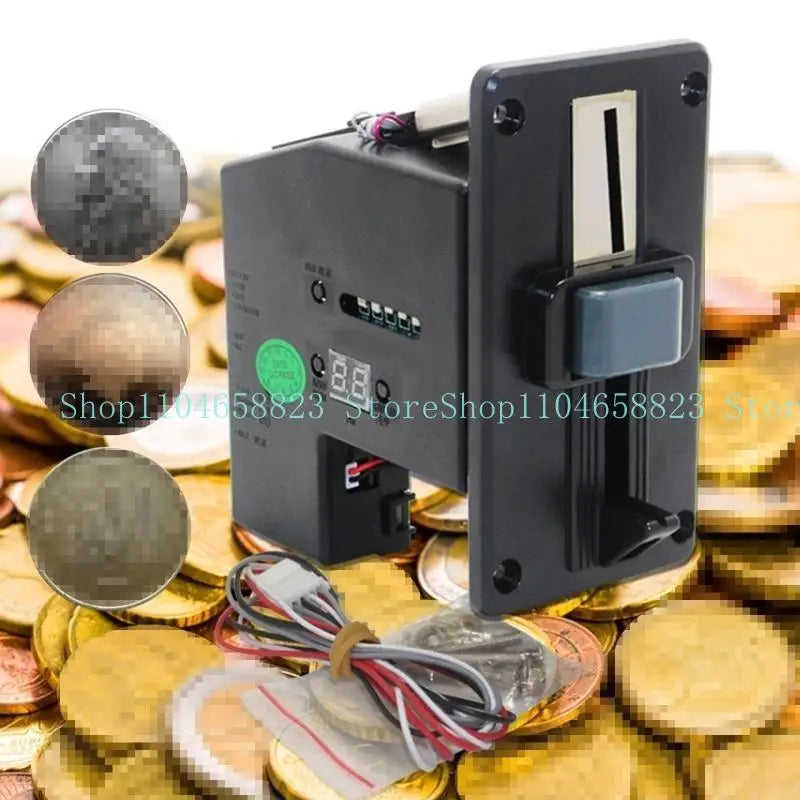 LED Front Panel Electronic Coin Acceptor Comparison Selector Zpaxo