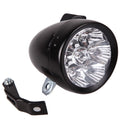 Retro Bike Front Light Lamp Bike Accessory Vintage LED Light with Bracket LED Headlight 160 Visual Angle Fog Headlamp Zpaxo Black