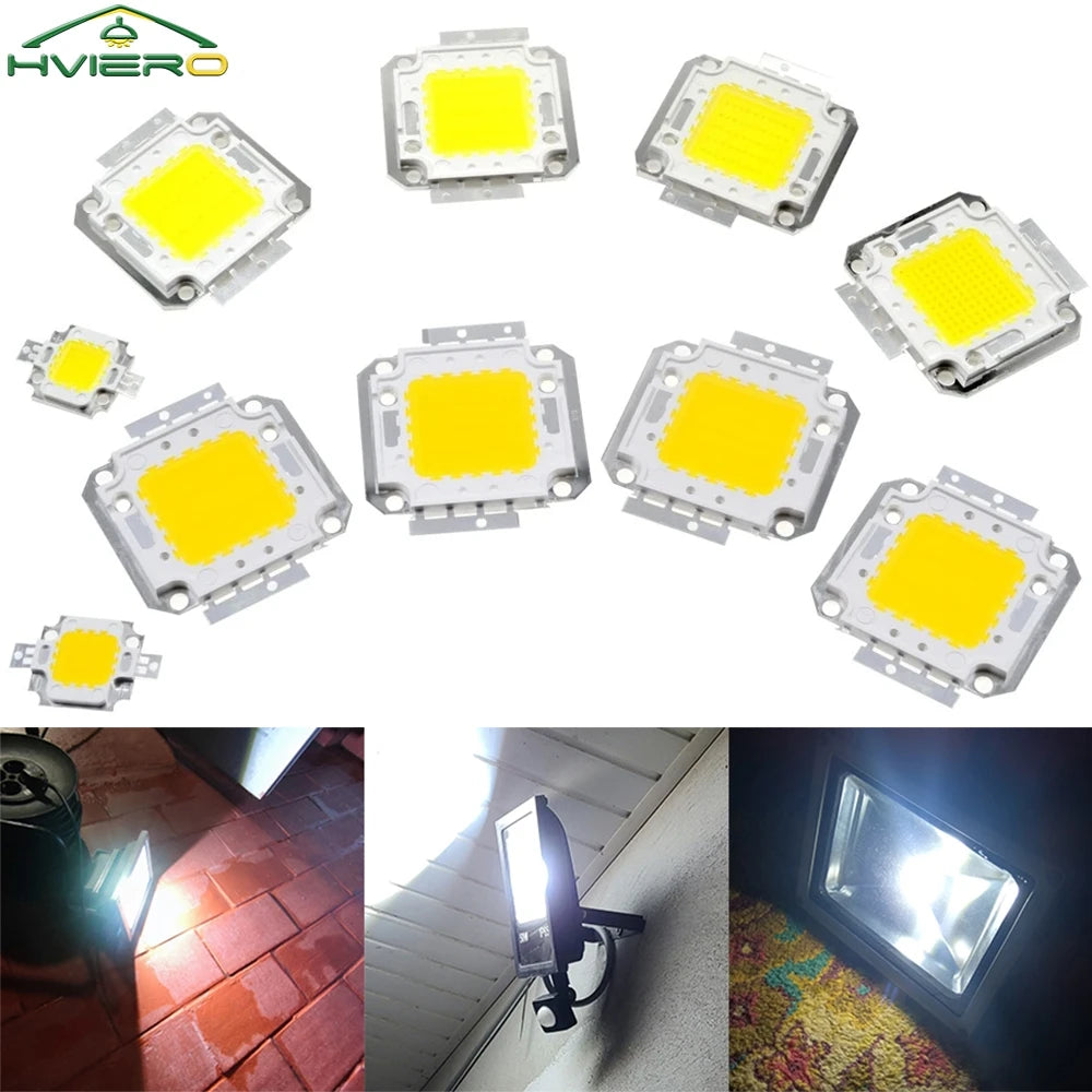 10W 30W 100W COB LED Chip Warm White DC 12V 36V DIY Lighting