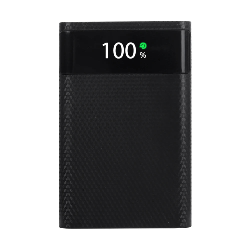 Dual USB 5V 4*18650 Power Bank Battery Box Type C PD Fast Mobile Phone Charger DIY Shell Case For IPhone X Samsung S10 Plus Zpaxo