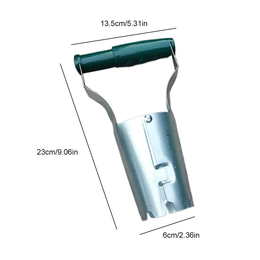 Handheld Seedling Transplanter Tube Hole Punch Digger Garden Tool Seedling Transplanter Zpaxo