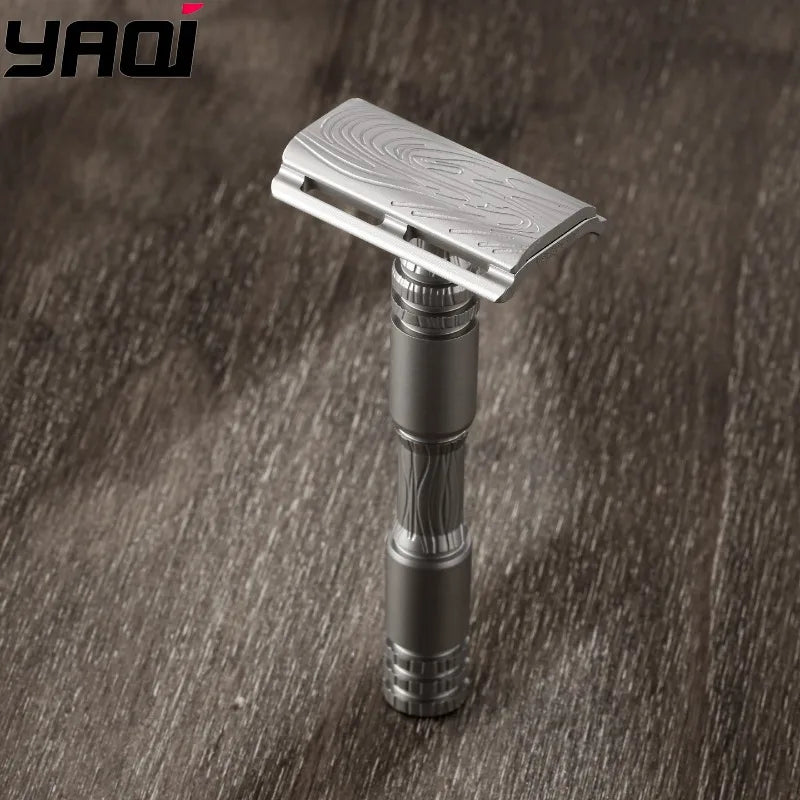 YAQI Ghost Safety Razor – 316 Stainless Steel Smooth Shave Safety Razor Zpaxo