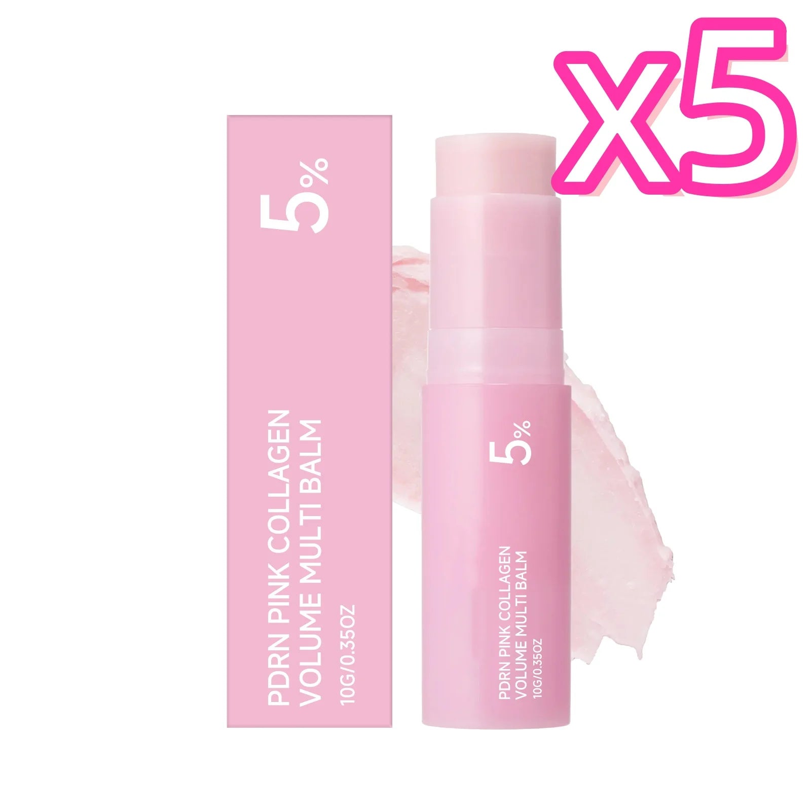 Collagen PDRN Multi Balm Stick – Hydrate, Firm & Brighten Skin Face Balm Stick Zpaxo 10g Boxed x 5