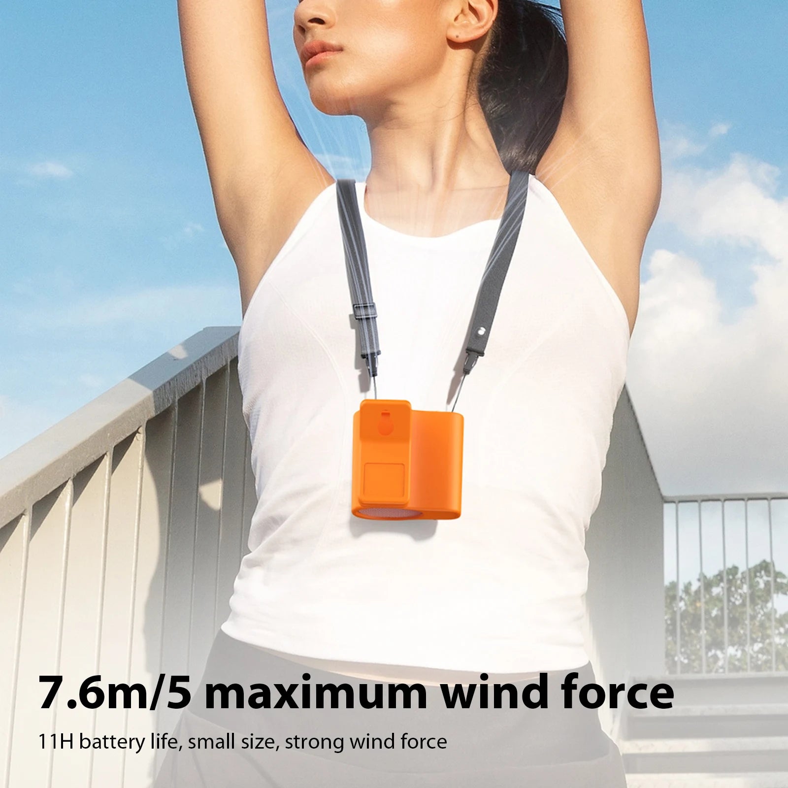 Car Clip Fan Outdoor Umbrella Waist Electric 360 Rotatable 199-speed