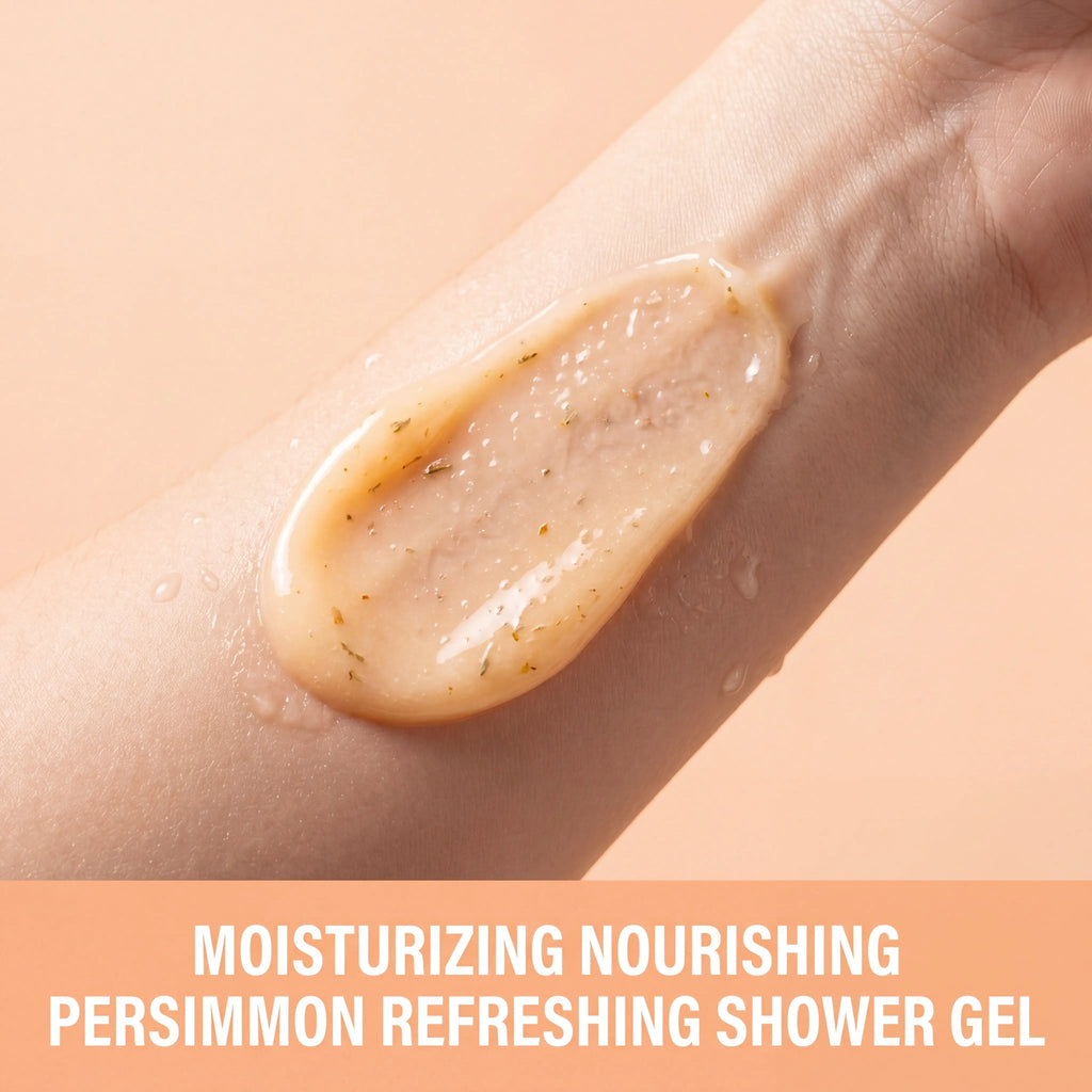 100ml Persimmon Body Wash Rosemary Lavender Flaky Skin Care Stabilizing Restoring Deep Hydration Lock Portable Travel Shower Gel Zpaxo
