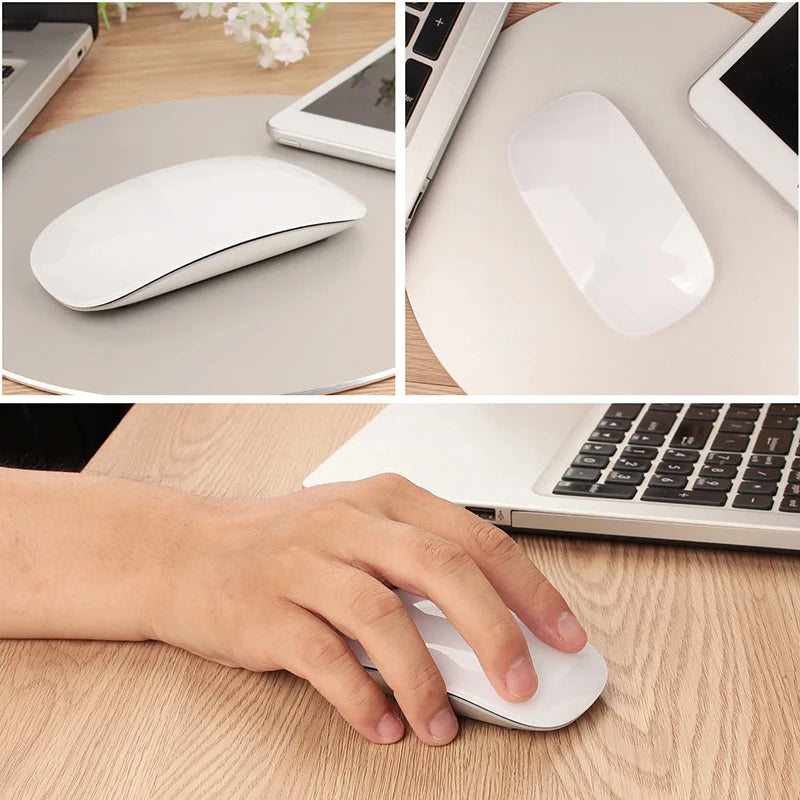 New Wireless Bluetooth Magic Computer Mouse Rechargeable Touch Slim Ergonomic Dual-Mode Silent PC Mice For Apple Macbook Air Zpaxo
