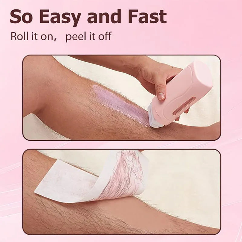 Roll-On Electric Waxing Kit – Hair Removal for All Skin Types Roll-On Waxing Kit Zpaxo