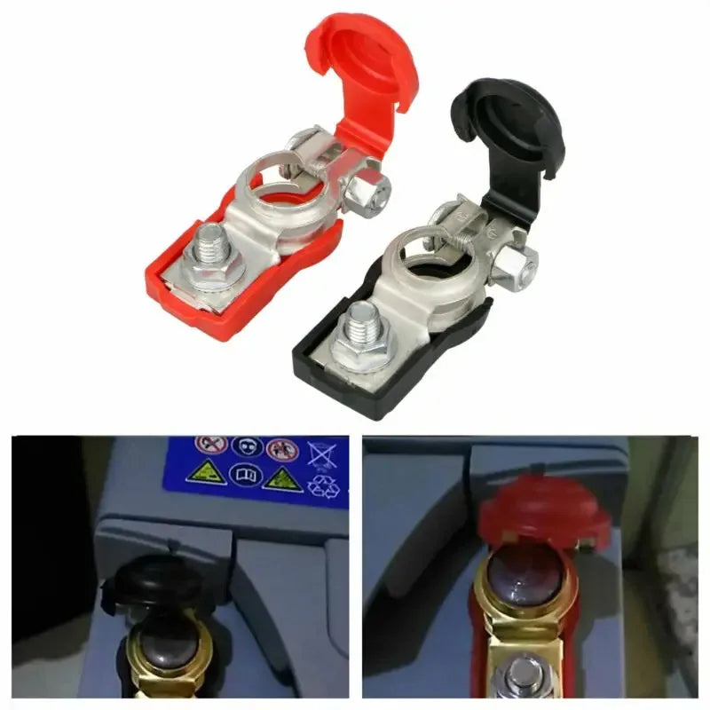 2-Pack Battery Terminal Clamps Positive & Negative – Cars & Trucks Battery Terminal Clamps Zpaxo
