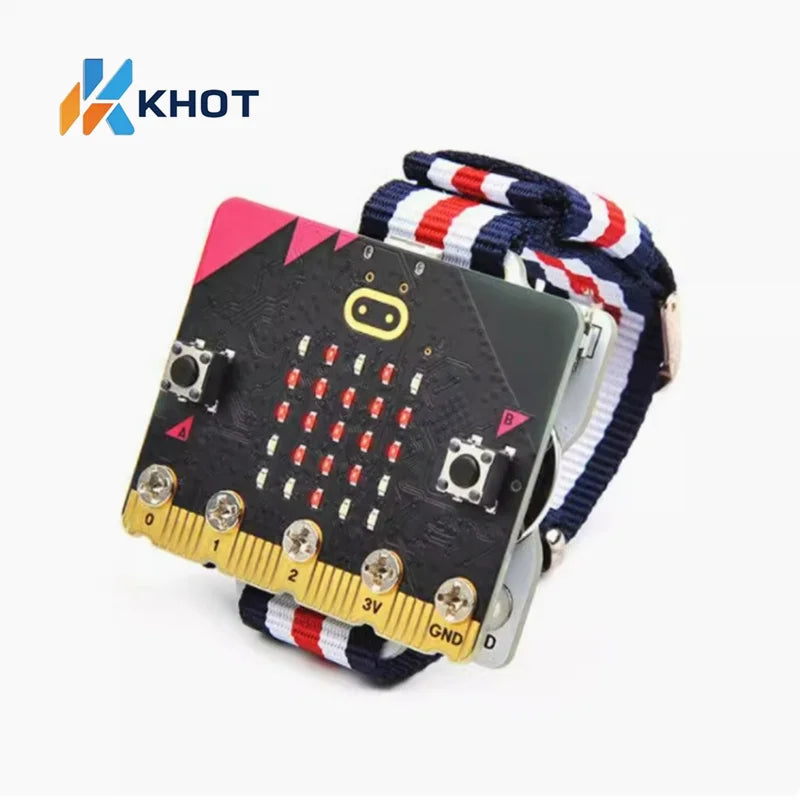 Micro:bit Programmable Watch Kit Motherboard Watch Graphical Programming Zpaxo