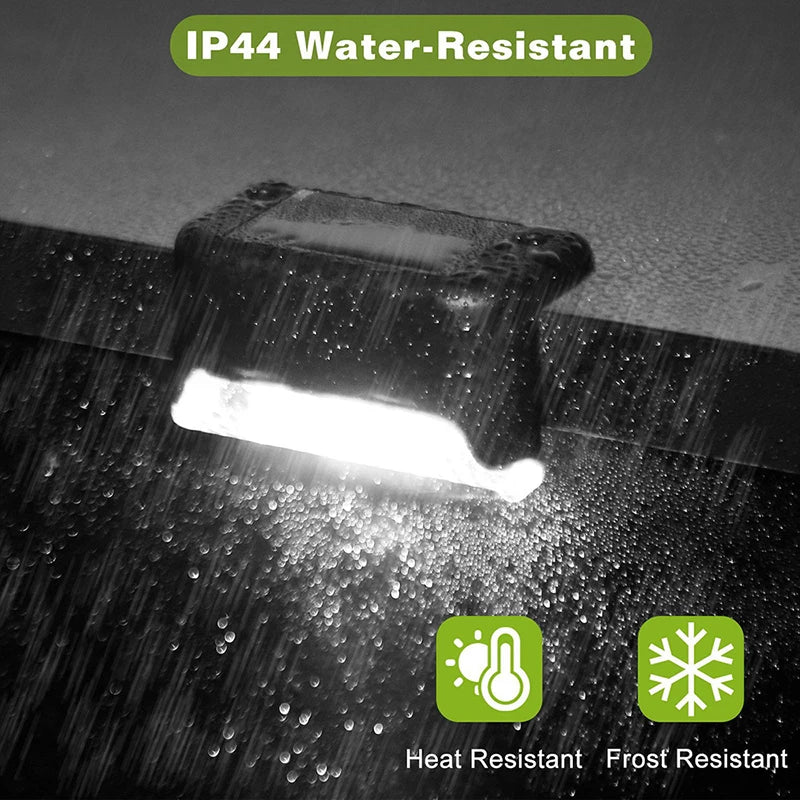 Mini Solar LED Deck Lights – Waterproof Fence & Step Lamp