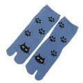 1Pair Japanese Two Finger Socks Unisex Clog Polyester Toe Separation Zpaxo one size