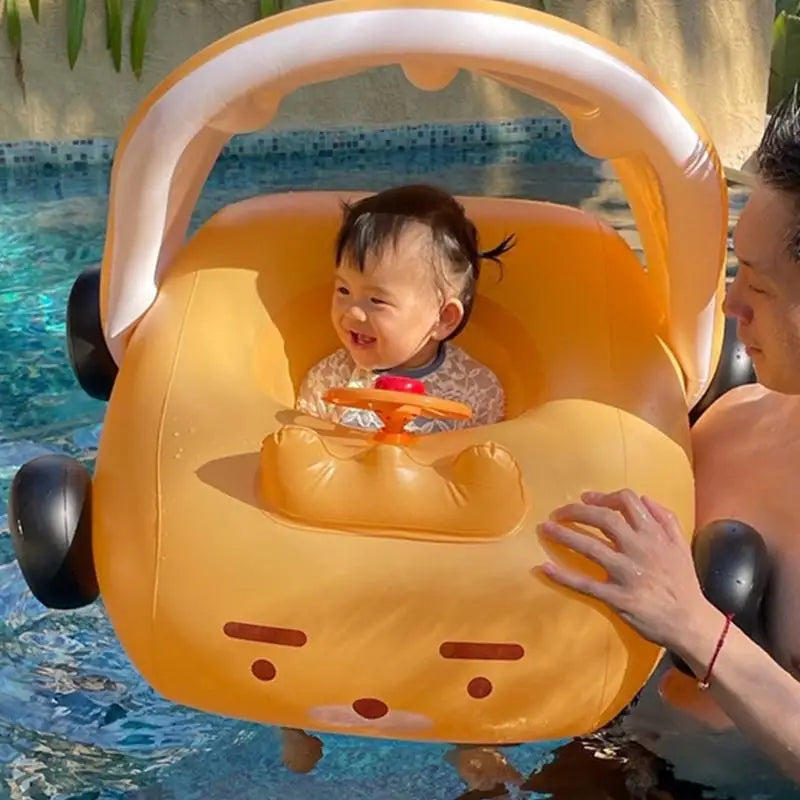 Car Float Baby Inflatable Ride Pool Toys Ergonomic Comfortable Zpaxo