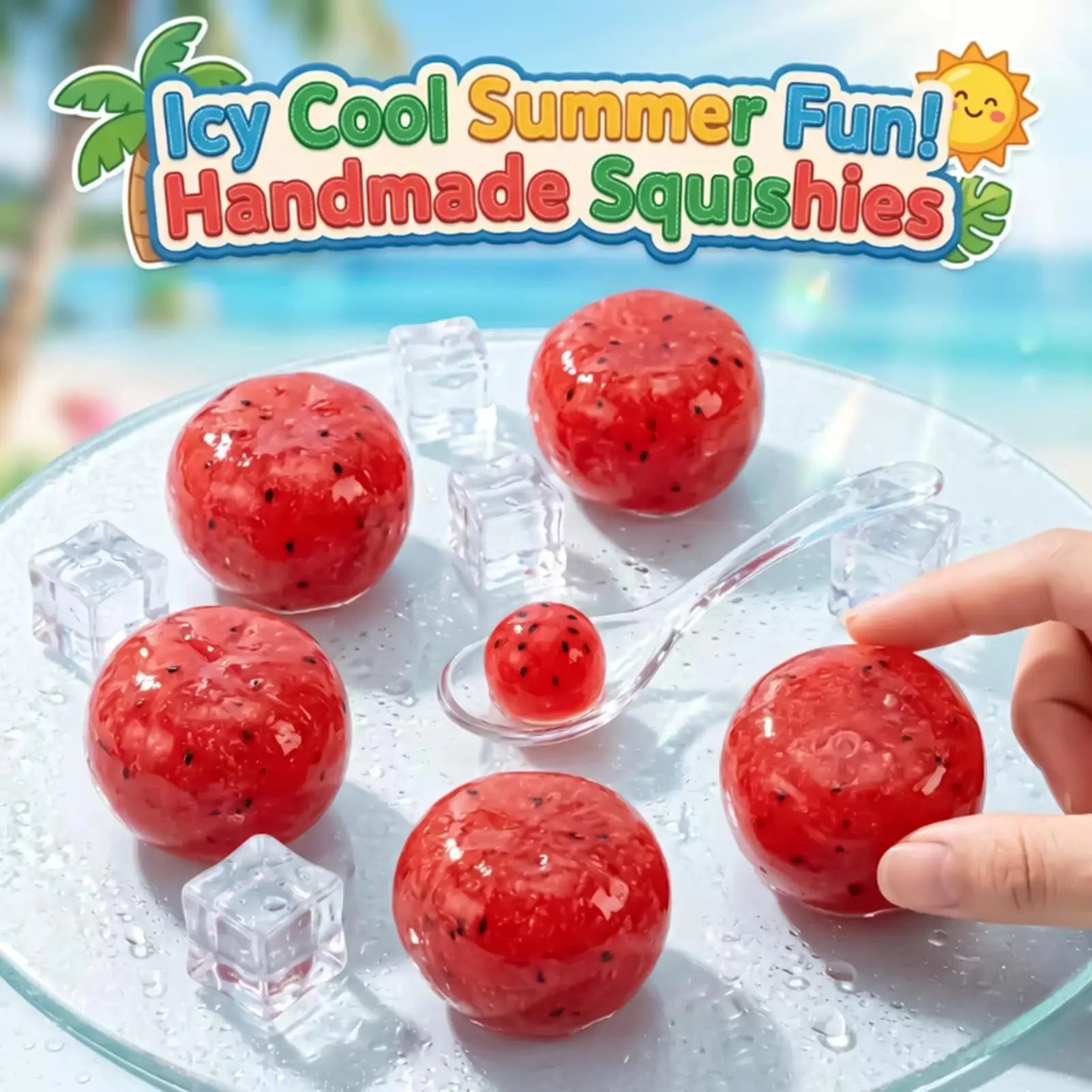 Handmade Watermelon Slushy Toy Soft Slow Rebound Stress Relief Squeeze Toy Realistic Fruit Simulation Model Adult Gift Zpaxo