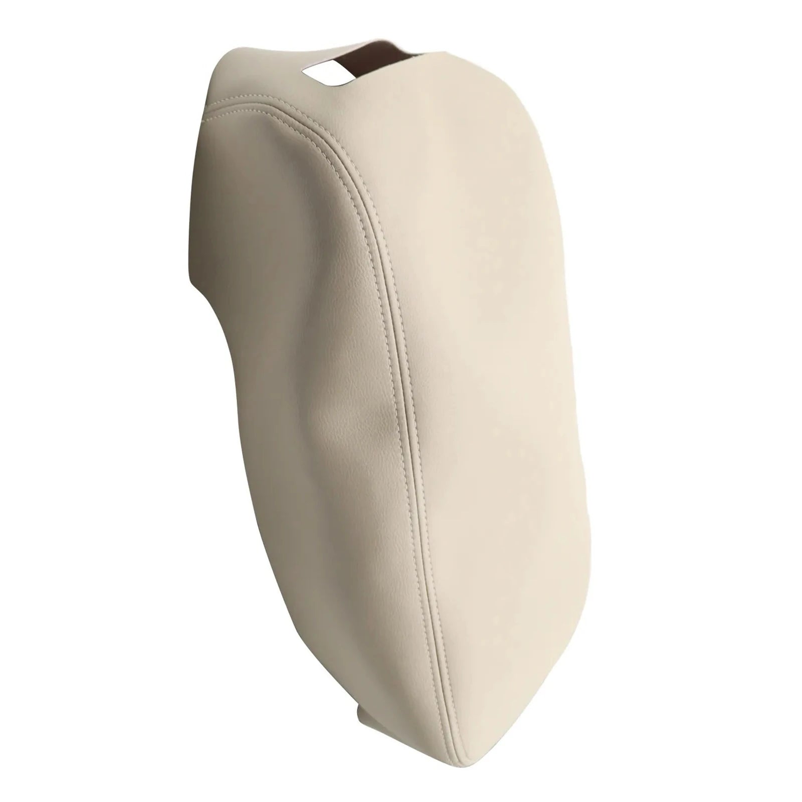 Car Center Console Lid Armrest Microfiber Leather Cover Trim