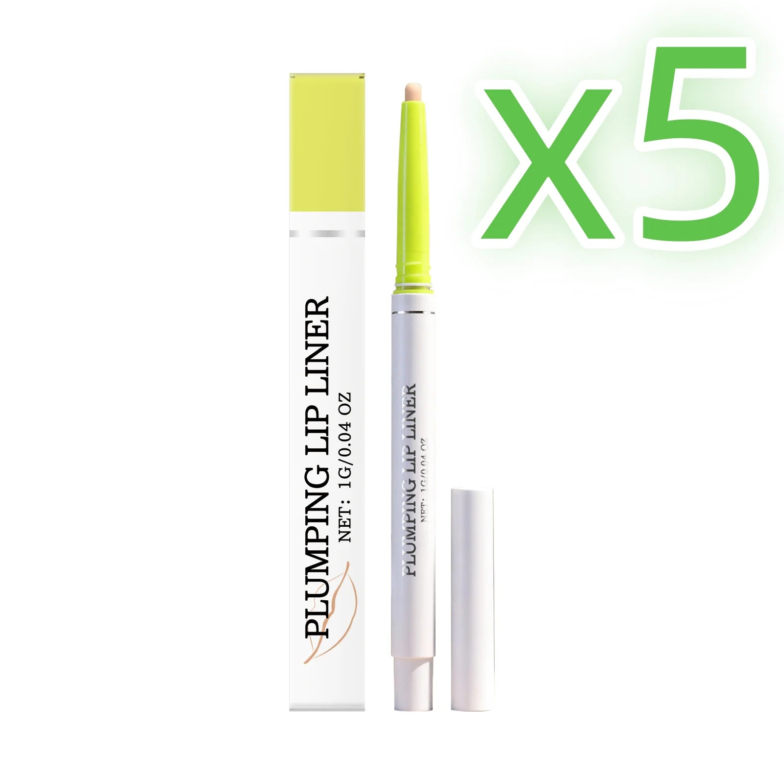 Waterproof Matte Lip Liner Pencil – Plumping & Long-Lasting Lip Liner Pencil Zpaxo 1pc Boxed x5