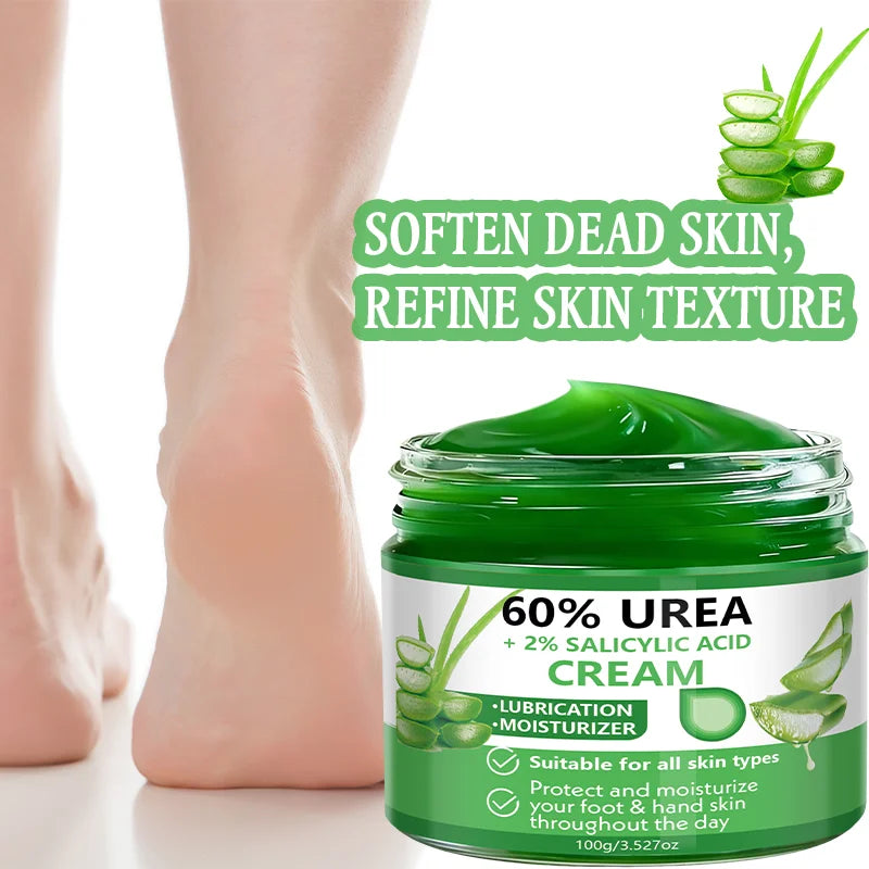 YUITIKUE 60% Urea Cream with Salicylic Acid – Dry Skin Relief Urea Foot Cream Zpaxo