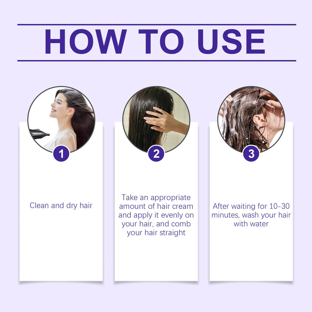 Protein Correction Hair Straightening Cream Anti Drying Frizzy Hair Smoothing Conditioner Enhance Gloss Keratin Repair Hair Mas Zpaxo