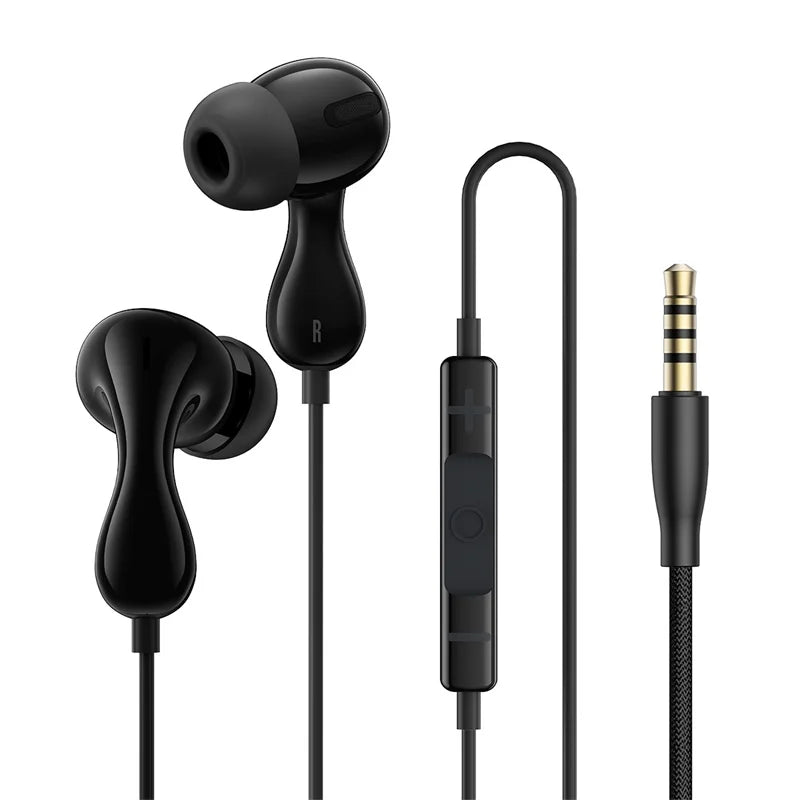 Baseus Encok CZ20 HZ20 In-ear Wired Earphone Hi-res Type-c Jack Mic Zpaxo HZ20-Black China Mainland