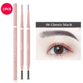 Ultra Fine Double-ended Eyebrow Pencil Waterproof Long Lasting