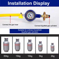 Home Use Tanks Pressure Regulator Gauge Safe Explosions Proof Valves Zpaxo Default Title