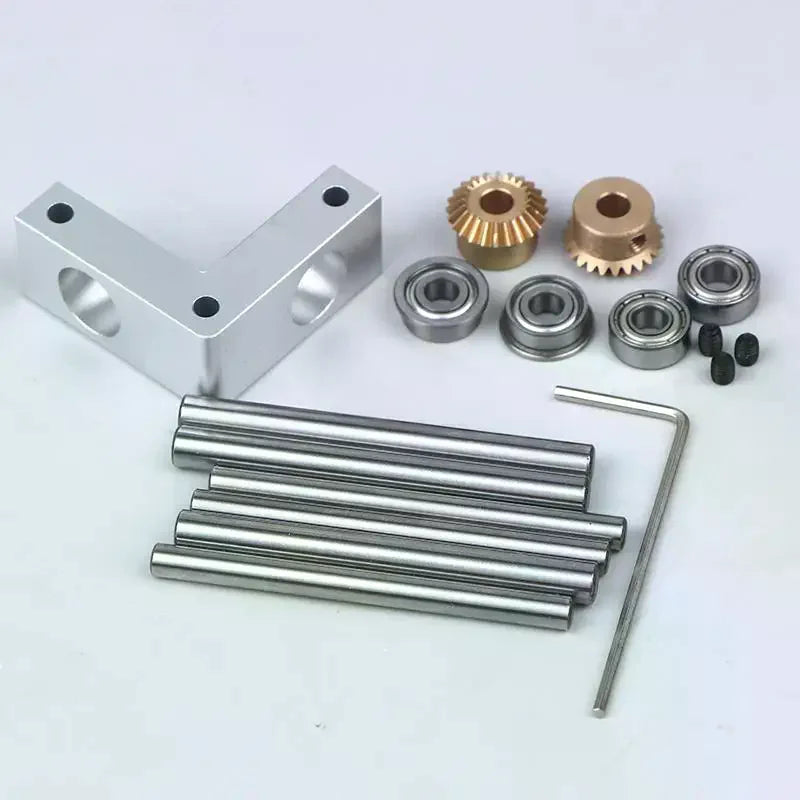 4 Mini Right Angle Rotator Small 90 Degree 1 Gearbox Bevel Gear Zpaxo