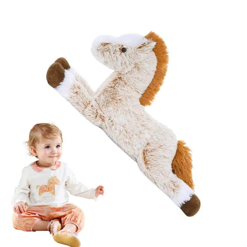 Stuffed Horse Plush Toy Realistic Horse Toy Huggable Cute 21inch Pillow Collectors Display Educational Adorable For Kids Girls Zpaxo United States