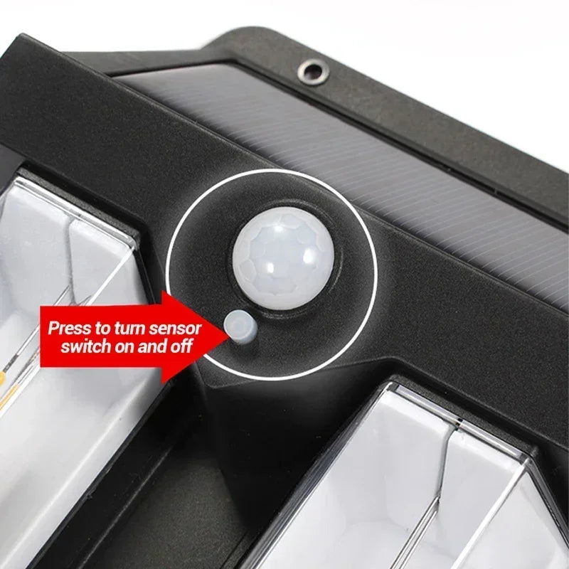 Solar Motion Sensor Outdoor Wall Light – IP55 Waterproof LED Solar Wall Light Zpaxo