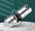 1pc Universal Shower Head Holder Adjustable 18~25mm ABS Chrome Shower Rail Holder Bathroom Accessories Shower Mounting Brackets Zpaxo silver