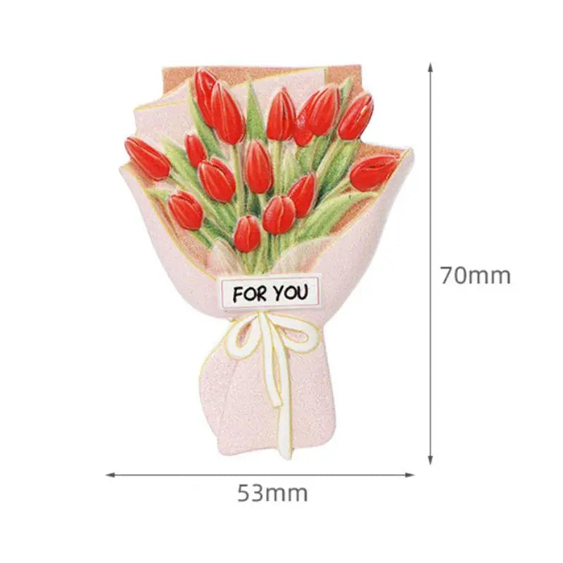 Sunflower Rose Bouquet Car Vent Air Freshener Clip