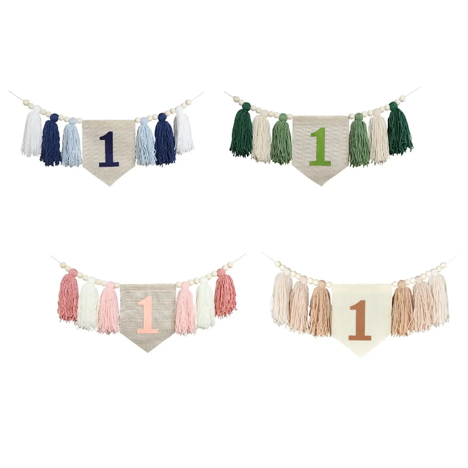 1ST Birthday Highchair Banner Decoration Photo Prop Birthday Party Birthday Zpaxo