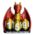 Books Read This Year Counter Dragon Shape Bookish Reading Accessory