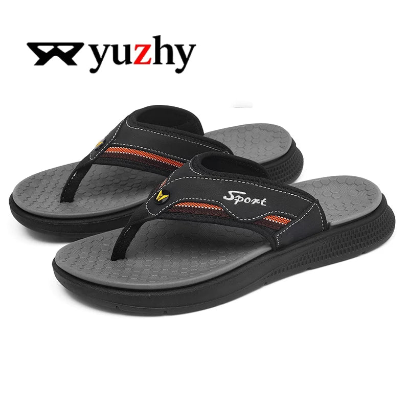 Men's Slippers Comfortable Lightweight Soft Sole Casual Slides Indoor