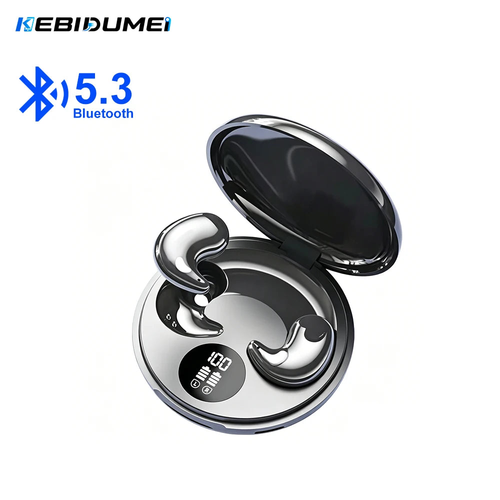 KEBIDUMEI Sleep Headphones Bluetooth 5 3 Earphones Side Sleeper Mini