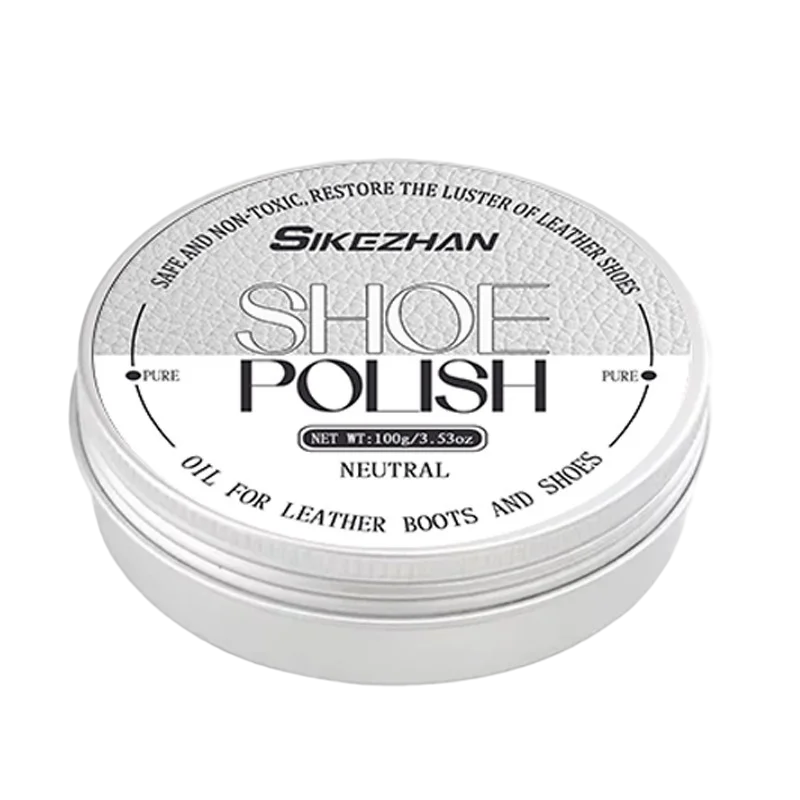 Finest Quality Universal Leather Shoe Polish Cream,Cleane &Waterproofer, for Men Women Sports Shoes,Boots Refurbishing Wax Zpaxo 100g