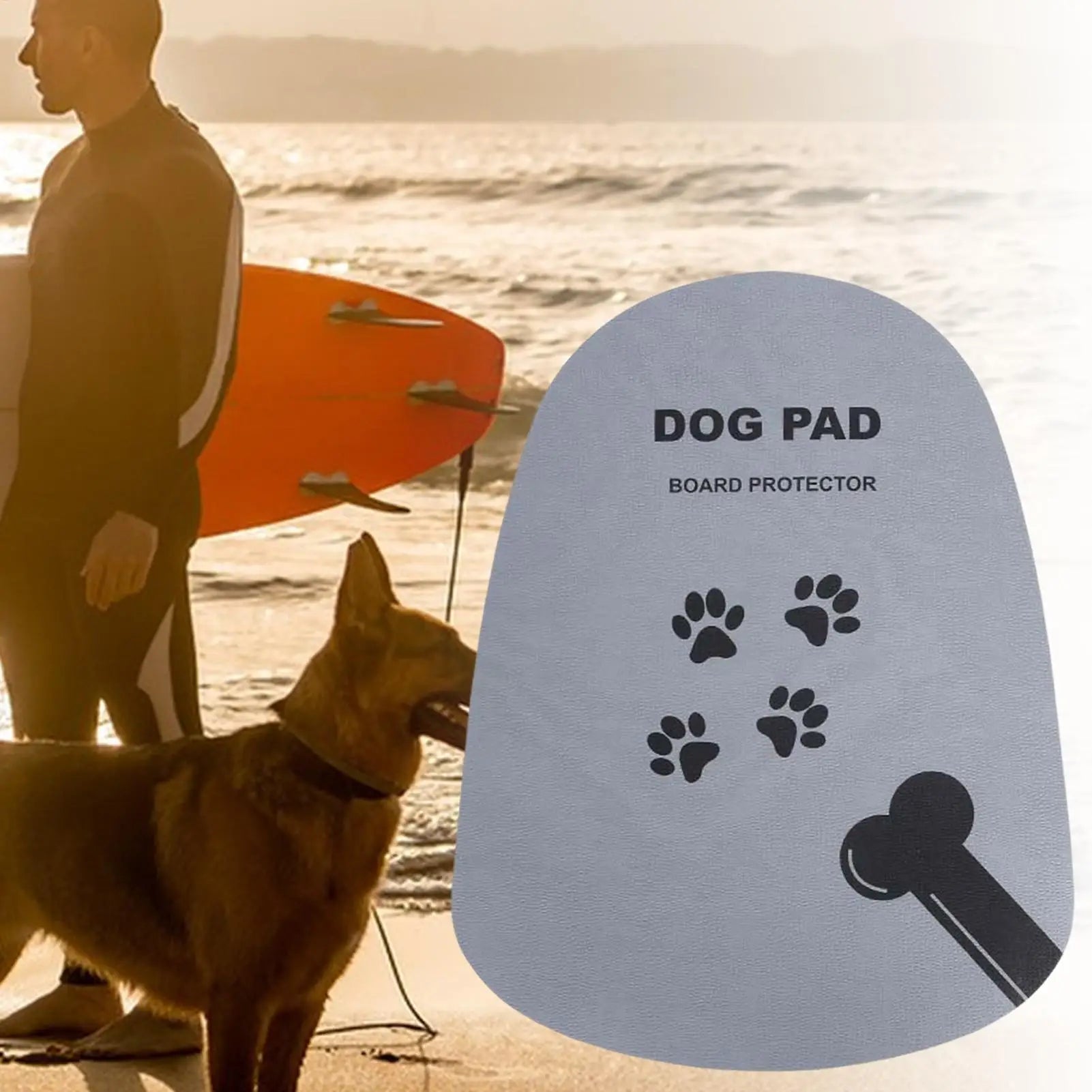 Anti Slip Dog Surfboard Mat Travel-friendly Non-slip Pet Paw Traction