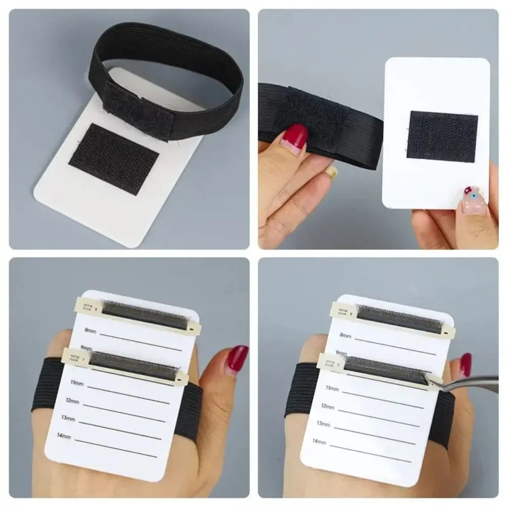 Acrylic Eyelash Extension Organizer Pallet False Lash Stand Tile Zpaxo