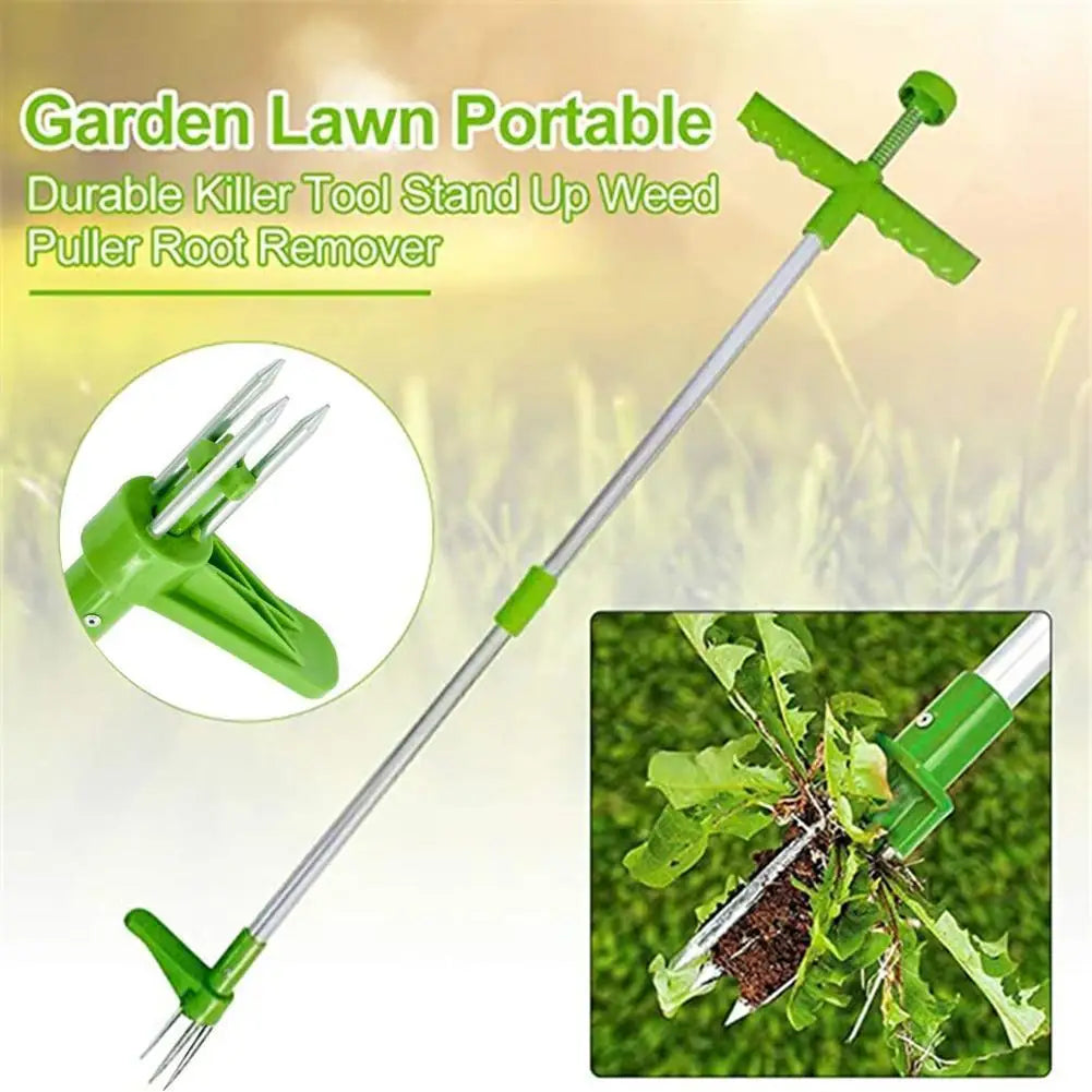 Long Handle Remover Garden Lawn Weeder Outdoor Yard Grass Root Puller Tool Zpaxo