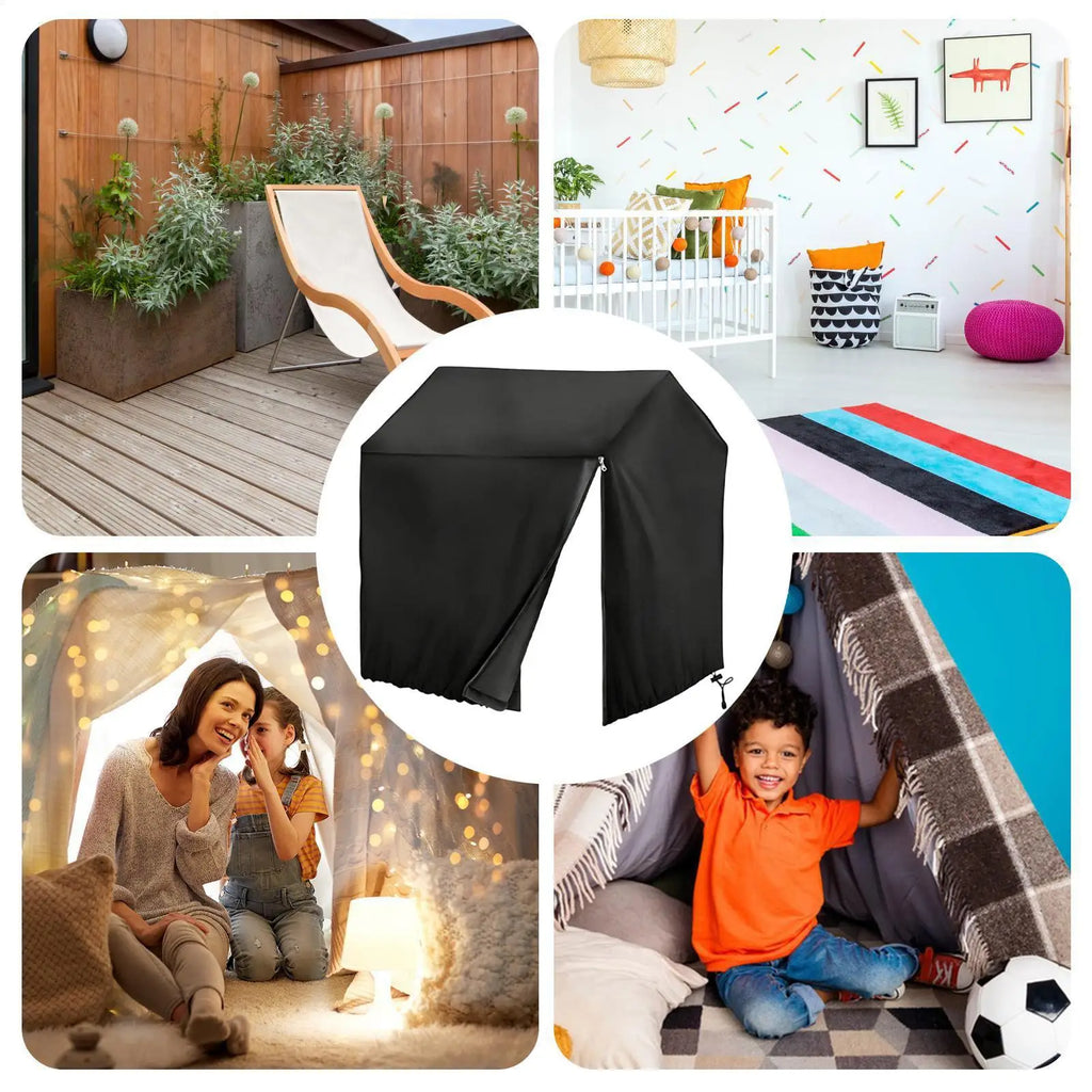 Kids Playhouse Cover Sun Protection Weather Resistant Outdoor Kids Playhouse Cover For Backyard Patio Garden Outside Home Zpaxo