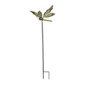 Dragonfly Garden Stake – Glow in the Dark Metal Yard Decor Garden Stake Decor Zpaxo Green