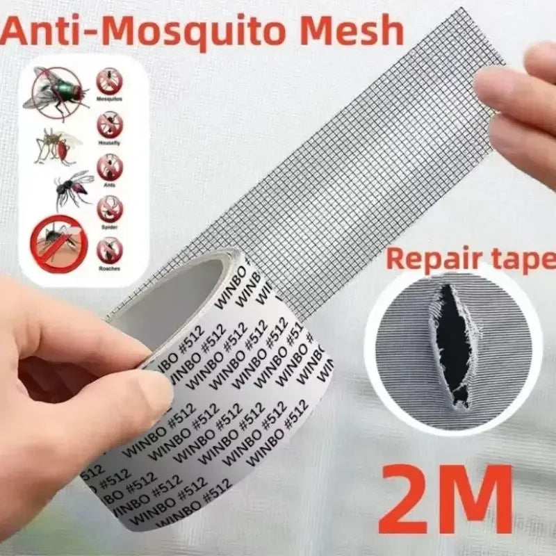 Window Screen Tape Anti-mosquito Screen Repair Subsidy Door Curtain Mosquito Net Hole Patch Repair Self-adhesive Screen Tape Zpaxo