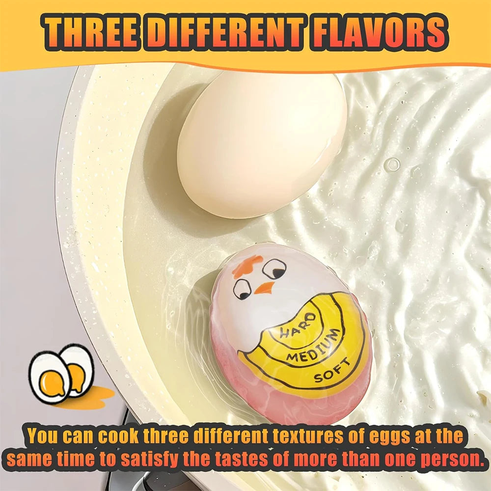 Egg Timer Egg Color Changing Indicator Tells Soft Hard Boiled Egg That Changes Color When Eggs are Ready Zpaxo