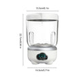Underwear Washing Machine 1.6L Rechargeable Underwear Washer Dorm Panty Washing Machine For Socks Delicate Fabrics Towels Zpaxo White China Mainland