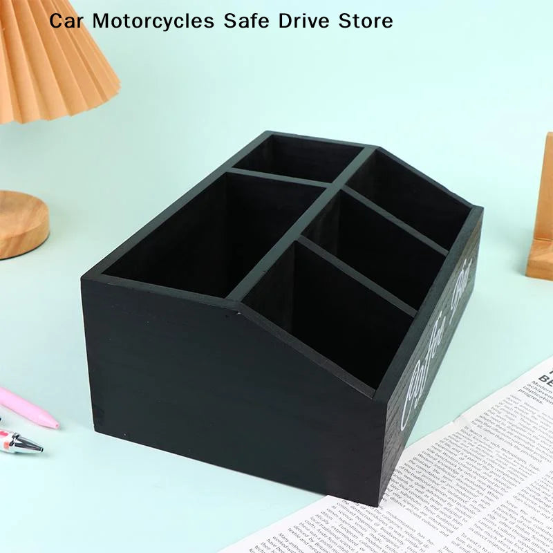 CMA Boutique Coffee Storage Box Classic Wooden Multipurpose Organizer