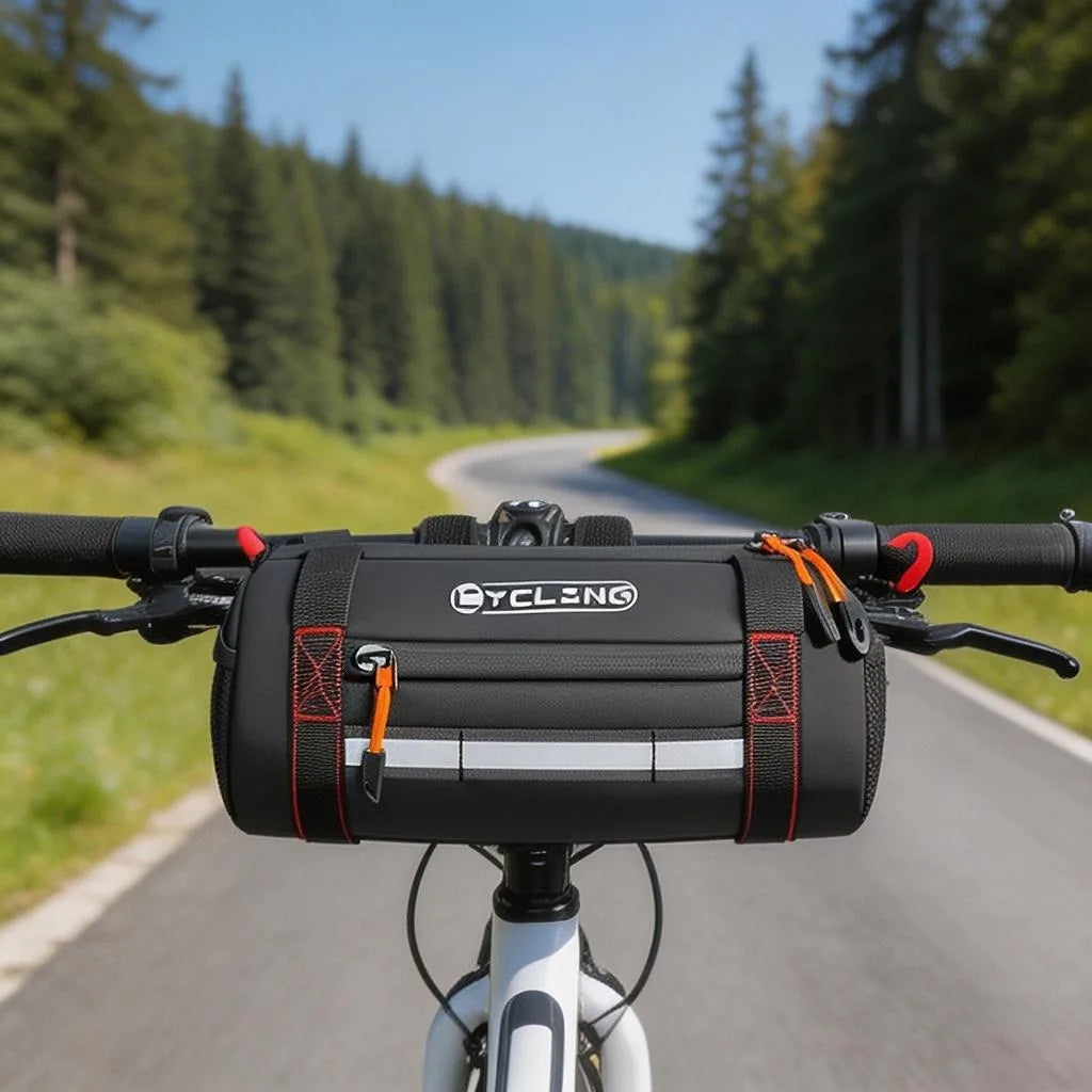 Bike Multi-functional Front Bag Reflective safety Durable high-capacity Handlebar bag Commuting MTB Outdoor Riding Accessories Zpaxo