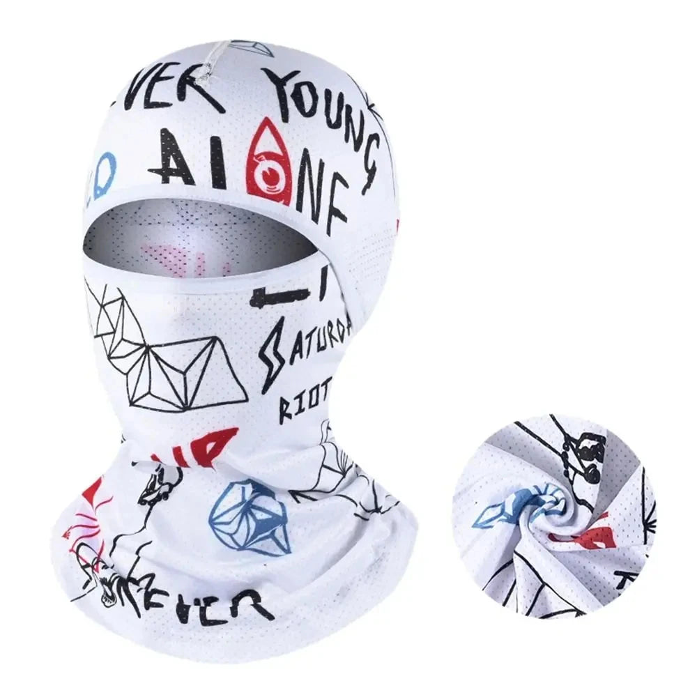 Sports Face Mask Cool Summer Ice Silk Cycling Full Hat Sun Protection