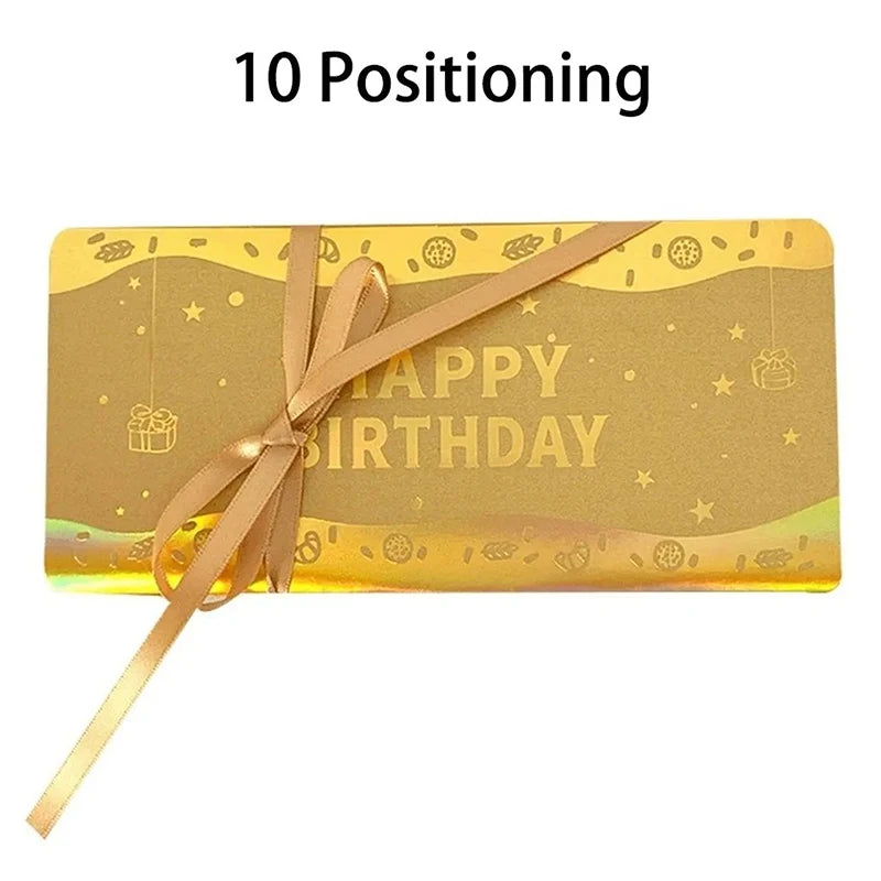 3D Birthday Red Envelope Greeting Card, Foldable, Multi-card Slot, Three-dimensional Birthday Red Envelope, Greeting Card Zpaxo A2