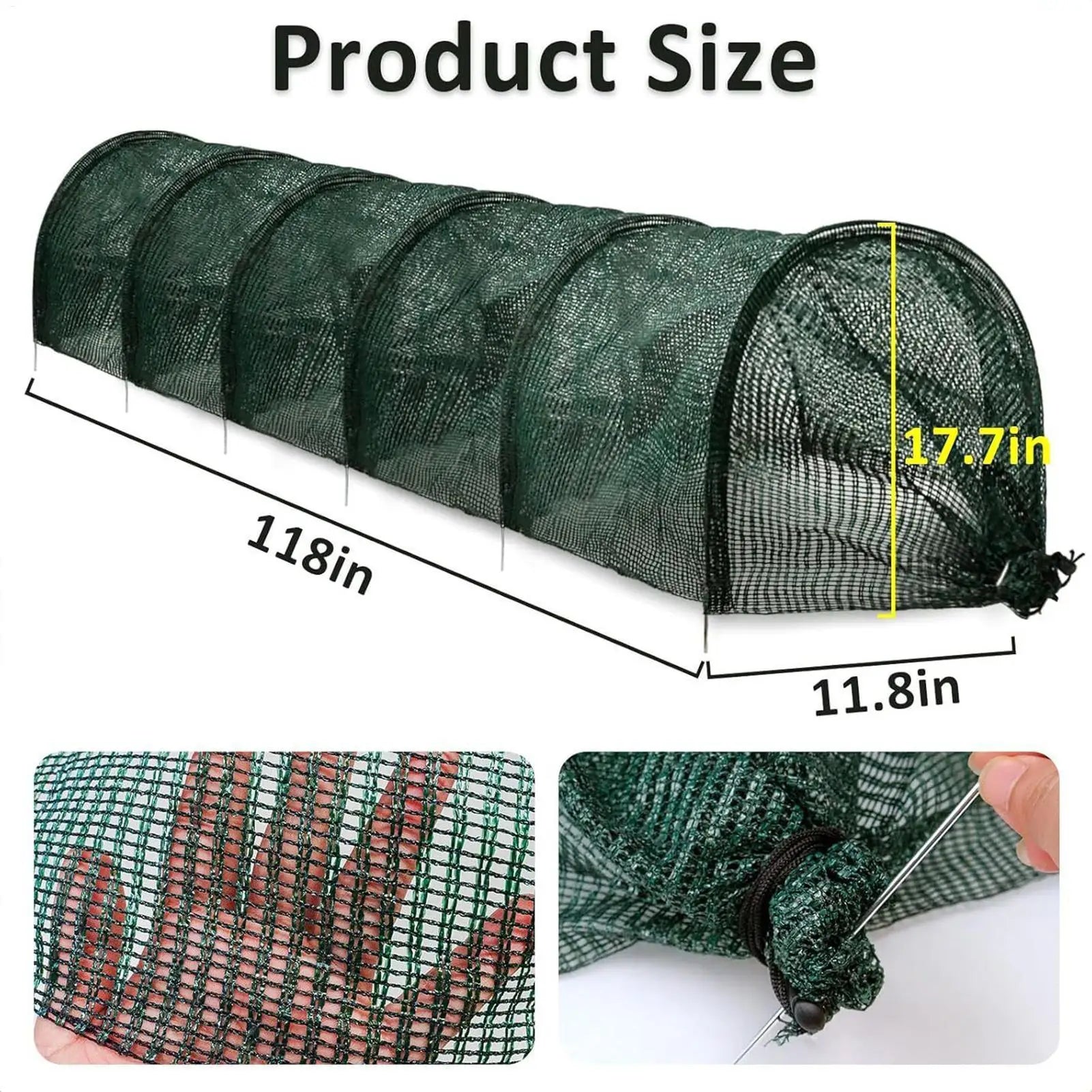 Garden Netting Raised Beds Bird Barrier Screen Vegetable Protection