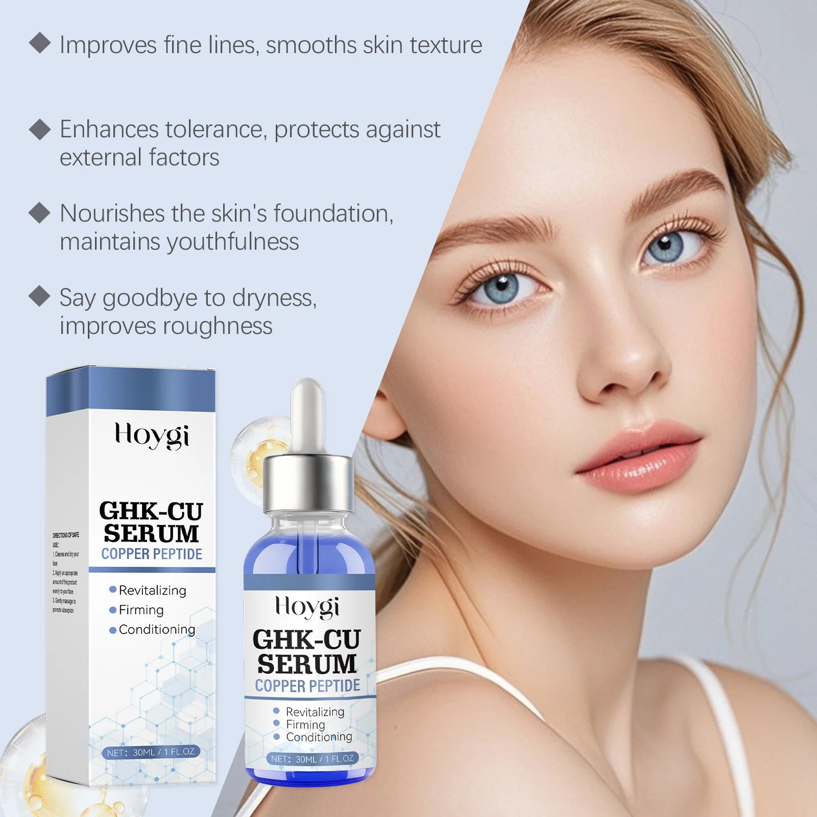 Hoygi Copper Peptide Anti-Aging Face Serum – Firm & Hydrate Anti-Aging Face Serum Zpaxo