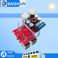 BAISHUN DC-DC Vehicle Charging Board (1PCS): 8V-35V Input to 5V 8A Output – 4 USB Ports Step-Down Power Module Zpaxo Default Title